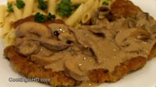 Veal Scallopini with Marsala Wine Mushrooms and Gorgonzola [upl. by Lawrence]