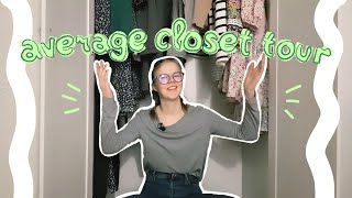 A not so exciting CLOSET TOUR  Crazy Closets [upl. by Ninon]