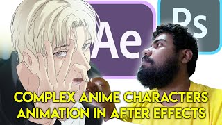 Anime Characters animation in After Effects  complex anime  after effects anime edit tutorial [upl. by Sawyor330]