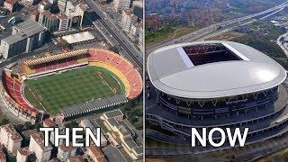 Turkish Süper Lig Stadiums Then amp Now  TFC Stadiums [upl. by Adnoek854]