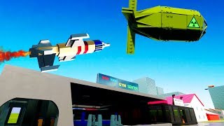 Anti Nuke Missile Saves Lego City of Bricksville  Brick Rigs Best Workshop Creations Gameplay [upl. by Belak388]