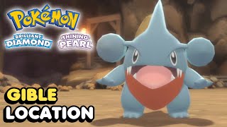 How To Get Gible In Pokemon Brilliant Diamond amp Pokemon Shining Pearl Gible Location [upl. by Annirtak]