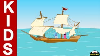 I Saw A Ship ASailing  Kids Songs amp Nursery Rhymes In English With Lyrics [upl. by Natty995]