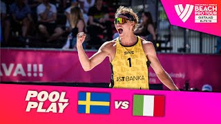 ÅhmanHellvig vs CottafavaNicolai  Pool Play Highlights  Gstaad 2024 BeachProTour [upl. by Kaja]