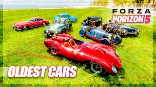 Forza Horizon 5  OLDEST Cars Challenge Build amp Race [upl. by Akilegna]