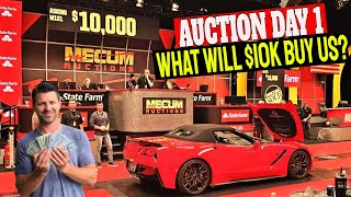 What Can We Buy with 10000 at the Mecum Classic Car Auction  Flying Wheels [upl. by Llennaj]