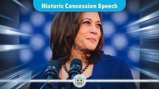 Kamala Harris Concedes Election A Historic Moment in American Politics [upl. by Boothe]