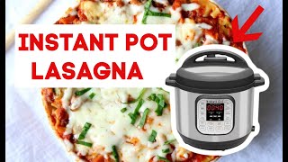 How to make Lasagna in the Instant PotStep by Step Instant Pot Recipe [upl. by Hailey]