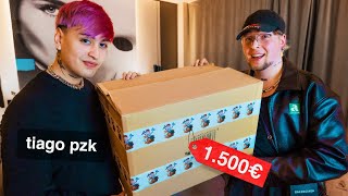 LE REGALO A TIAGO PZK UNA MYSTERY BOX DE 1400€ Caja misteriosa [upl. by Nytsyrk744]