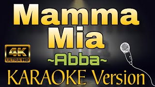 MAMMA MIA by Abba HD KARAOKE Version [upl. by Lemal270]