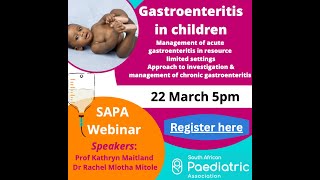 Gastroenteritis in children Approach and management of acute and chronic diarrhoea [upl. by Ijnek]