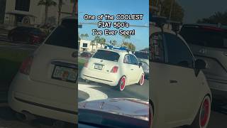 Check out this modified Fiat 500 fiat 500 fiat500 italiancar italian italy cars car modded [upl. by Boesch439]