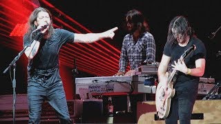 FOO FIGHTERS — Fan on stage Brisbane  Joey McClennan plays Monkey Wrench [upl. by Erlinna]