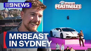 Aussies win cars in MrBeast giveaway  9 News Australia [upl. by Amii439]