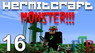 Hermitcraft FTB Monster Ep 16  IC2 amp Magic Crops [upl. by Eidak]