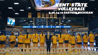 Kent State Volleyball vs Eastern Michigan 9262024  Game Highlights [upl. by Tebasile173]