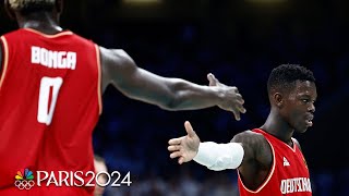 Dennis Schroder Germany hold off Brazil in men’s basketball matchup  Paris Olympics  NBC Sports [upl. by Jarlath]