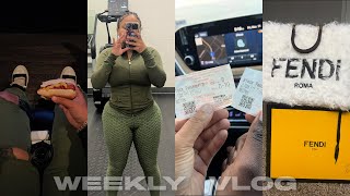 WEEKLY VLOG  WAKANDA FOREVER GYM WITH ME LUXURY UNBOXING  MORE  ARMY BARBIE [upl. by Evannia]