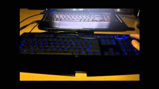 Razer Lycosa Keyboard Lighting System [upl. by Ariay]