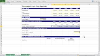 A Basic Discounted Cash Flow Model [upl. by Merlina738]