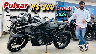 New Bajaj Pulsar RS 200 Bs6 2024 model latest review mileage changes price sports bike  rs 200 [upl. by Neveda]