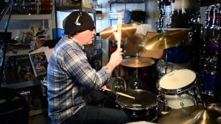 Led Zeppelins THE WANTON SONG  DRUM COVER  Bonzoleum Videos [upl. by Acinomal]