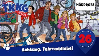 TKKG Junior Folge 26 Achtung Fahrraddieb  Hörprobe zum Hörspiel [upl. by Inotna823]