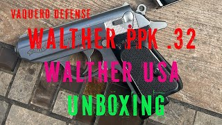 New Walther PPK 32 ACP Unboxing Short Table Top Review and quick comparison [upl. by Lien]