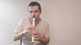 Paganini Caprice No 24 Soprano Recorder [upl. by Brady]