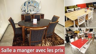 salle a manger moderne avec les prix [upl. by Nnylirej]