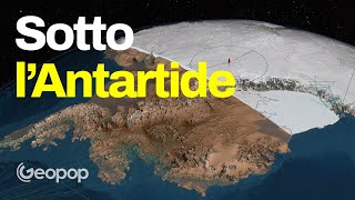 Sotto lAntartide come sarebbe il continente senza la calotta di ghiaccio E come si è formato [upl. by Thaddaus]