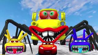 Megamix Lightning McQueen Eater Monsters  Coffin Dance Song COVER [upl. by Anirav178]