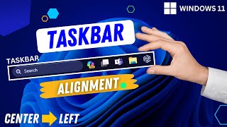 Unlock Vertical Space How to Move the Windows 11 Taskbar to the Left [upl. by Ecreip388]