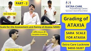 Grading amp Measurement of Ataxia  Scale for Assessment and Rating of Ataxia  SARA Scale  PART 2 [upl. by Nitsruk]