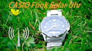 CASIO Funk Solar Uhr  LCWM100DSE2AER  GERMAN  DEUTSCH [upl. by Dame]