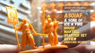 ASOIAF  Martell Starter Set  A Song of Ice and Fire  Unboxing and Miniature Review [upl. by Messing]