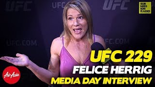 UFC 229 Felice Herrig quotStill Pssedquot About Conor McGregor Bus Attack quotThat Was Bulltquot [upl. by Devonne]