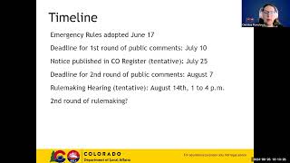 Mobile Home Parks Public Meeting on Proposed Rulemaking June 26 2024 [upl. by Alakcim810]