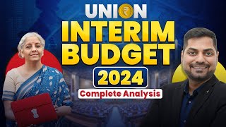 Union Interim Budget 2024  Complete Analysis  Live  Union Budget 2024  Kapil Kathpal [upl. by Feodor]