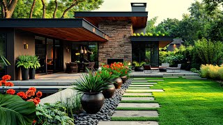 Elegant Front Yard Landscaping Beautiful Design Ideas for Your Home [upl. by Grearson]