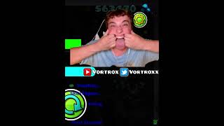 Vortrox breaks down on stream 92 on Phobos geometrydashplayer shorts geometrydash memes [upl. by Adlin]