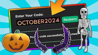 9 NEW CODES ALL OCTOBER 2024 Roblox Promo Codes For ROBLOX FREE Items and FREE Hats 2024 UPDATED [upl. by Manuela610]