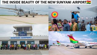 THE NEW SUNYANI AIRPORT🇬🇭 OPENS NOWIT IS MASSIVE🔥🔥🔥 [upl. by Paquito]