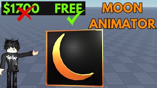 Moon Animator Plugin Free In Roblox Studio Download [upl. by Annahpos941]