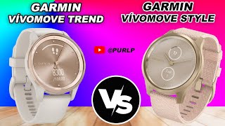 Garmin Vívomove Trend vs Vívomove Style  Hybrid Smartwatch [upl. by Josie75]