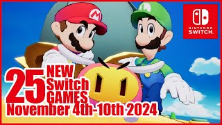 Upcoming Nintendo Switch Games November 4th10th 2024 [upl. by Tolmach414]