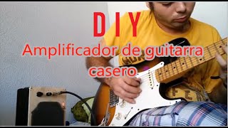 TUTORIAL Amplificador para guitarra electrica casero  fácil [upl. by Ellehs]