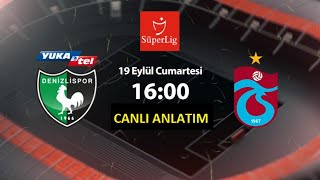 Denizlispor  Trabzonspor Canlı Maç Anlatımı TRT Radyo [upl. by Hetty355]