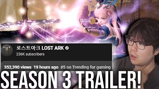 LOST ARK SEASON 3 TIER 4 OFFICIAL TRAILER IS INSANE  3 DAYS TO GO  ZEALS REACTS [upl. by Parette]