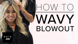 How To Wavy Blowdry [upl. by Acisse]